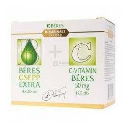 Beres Drops Extra 4 x 30ml + Vitamin C 50mg