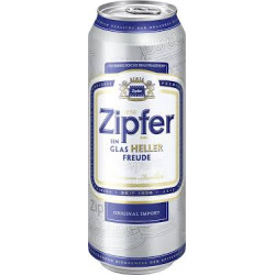 Zipfer Heller 500ml beer 5.4% Alc/V