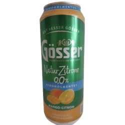Mango Gosser Natur Zitrone Non-Alcoholic Beer 0,5 l