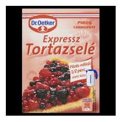 Cake Gelatin Express Fix 50g Dr Oetker Red Coloured