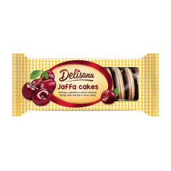 Sour Cherry Sponge Biscuits with Jelly in Chocolate 135g