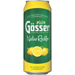 Gosser Lemon 2% alc Beer Case of 20x500ml